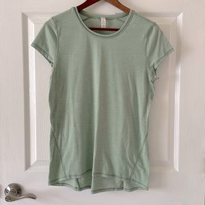 Lululemon Mint Green Workout Tee
